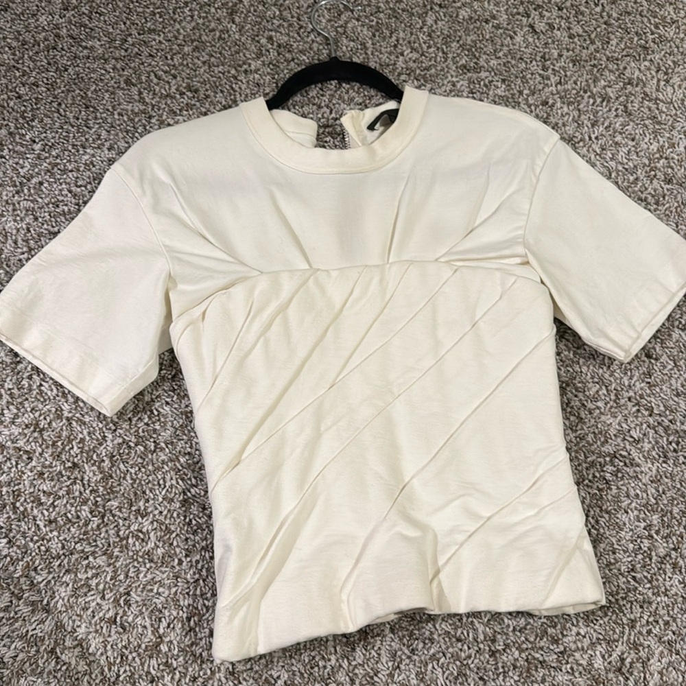 Alexander wang corset to tee material